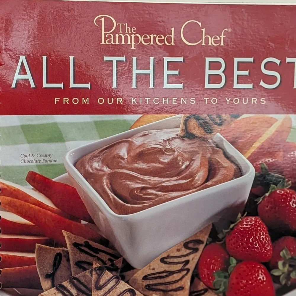 Pampered‎ Chef Cookbook Lot of 3 All The Best Casual Cooking Main Dishes Spiral
